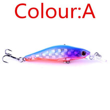 Load image into Gallery viewer, 1pc Minnow Fishing Lure 8cm 6.2g Slowly Sinking Artificial Bait