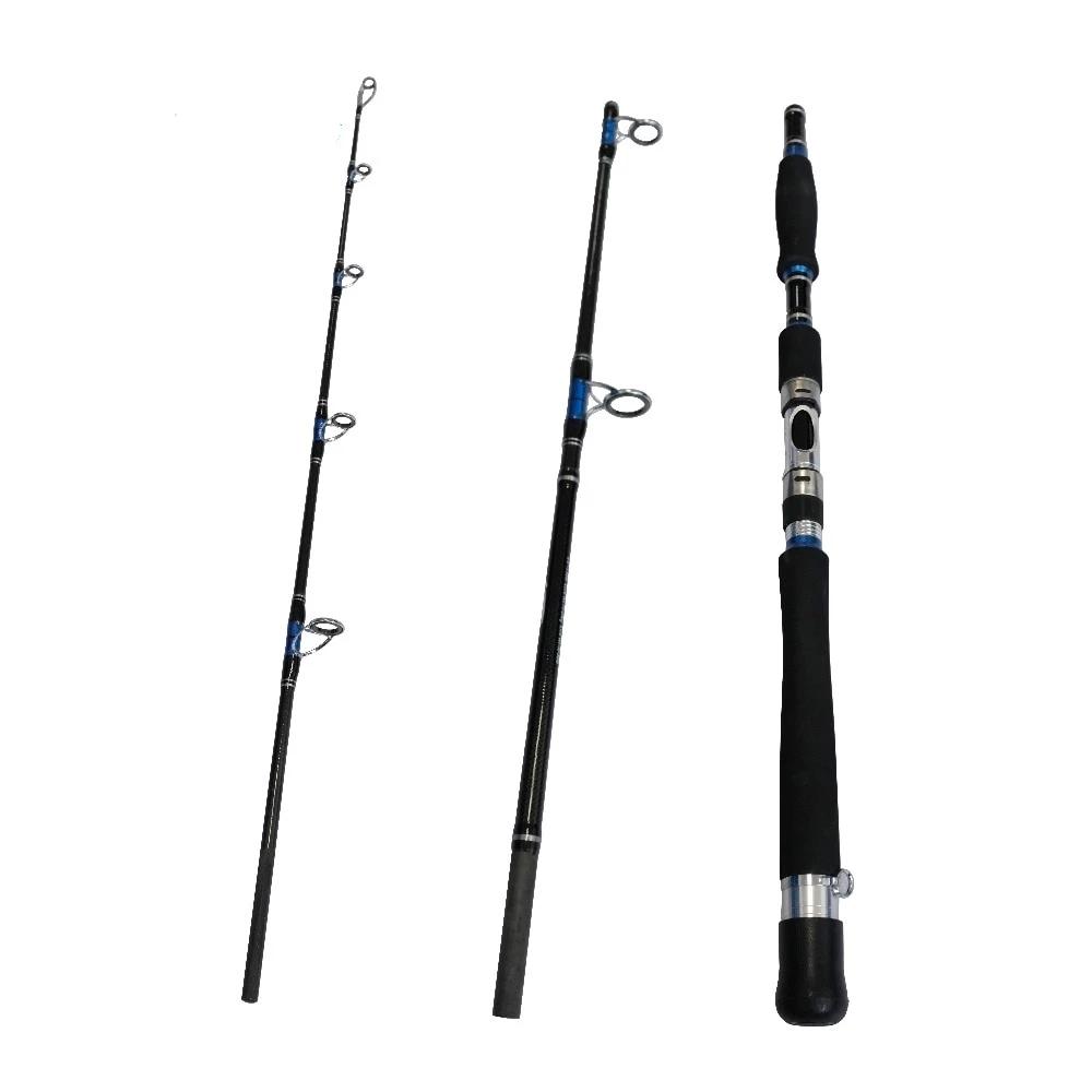 3 Sections 30-50lb Heavy Jigging Rod For Deep Sea Fishing