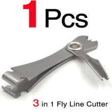 Load image into Gallery viewer, Fishing Quick Knot Tying Tool 4 in 1 Fly Line Clippers w/ Zinger Retractor Combo