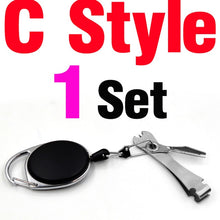 Load image into Gallery viewer, Fishing Quick Knot Tying Tool 4 in 1 Fly Line Clippers w/ Zinger Retractor Combo