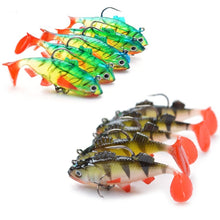 Load image into Gallery viewer, 5pcs/lot Soft Bait Lead Head Fish Lures 8g /9.5g
