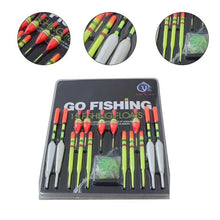 Load image into Gallery viewer, Variety Pack Fishing Bait Bobbers. Slip Drift, Vertical Tube Buoy