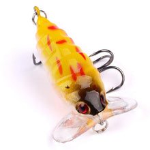 Load image into Gallery viewer, 6 pc Set Bass Baits Top Water Cicada Lure