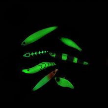 Load image into Gallery viewer, Luminous Fishing Jig Metal Minnow Spinner bait