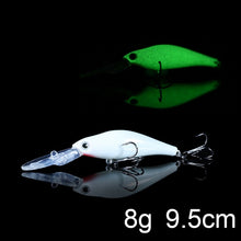 Load image into Gallery viewer, Luminous Fishing Jig Metal Minnow Spinner bait