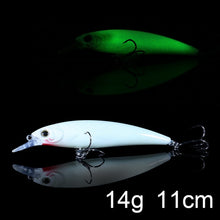 Load image into Gallery viewer, Luminous Fishing Jig Metal Minnow Spinner bait