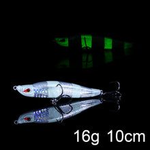 Load image into Gallery viewer, Luminous Fishing Jig Metal Minnow Spinner bait