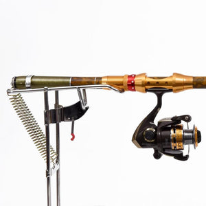 1-Automatic Double Spring Fishing Rod Holder