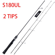 Load image into Gallery viewer, Flexible UL spinning rod 1.58m 1.8m 0.8-5g