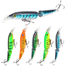 Load image into Gallery viewer, Crazy Lure 5-Pc set 105mm 9g 2 Segments Fishing Lures