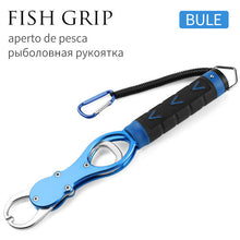 Load image into Gallery viewer, Aluminum Alloy Fishing Grip Pliers. Stainless Steel Fish Gripper, Hook Recover And Line Cutter