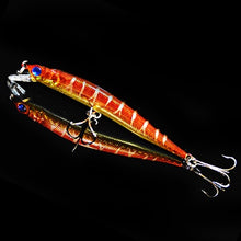 Load image into Gallery viewer, 5PC Minnow Wobblers Lure 3D Eyes Hard Plastic Lures Crankbait
