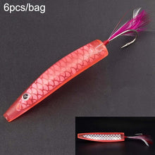 Load image into Gallery viewer, 6pcs hard plastic fishing lures 45 mm or 60mm