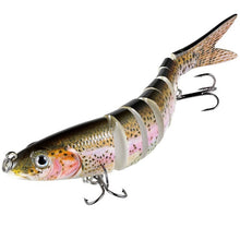 Load image into Gallery viewer, Multi Jointed Swimbait Pike Lure Hard Baits Fishing Tackle for Bass or Trout