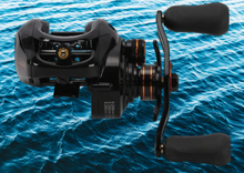 Load image into Gallery viewer, HE-150 Bait casting Reel 6+1BB 6.6:1 Right or Left Handle Fishing Reel For Deep Sea Fishing