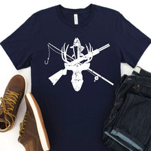 Load image into Gallery viewer, Men's  Hunting Fishing Deer T-Shirt
