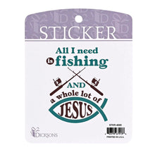 Load image into Gallery viewer, Sticker Fishing And A Whole Lot Of Jesus