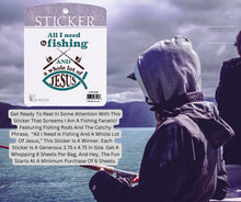 Load image into Gallery viewer, Sticker Fishing And A Whole Lot Of Jesus