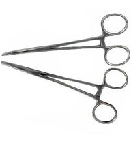 Load image into Gallery viewer, Hemostat Locking Forceps Size Straight &amp; Curved Stainless Kit