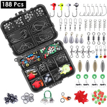 Load image into Gallery viewer, 188Pcs Fishing Accessory Kit Portable Fishing Set