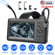 Load image into Gallery viewer, 1080P Endoscope Camera with 8 LED Light
