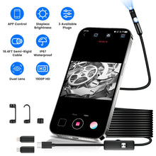 Load image into Gallery viewer, Endoscope Camera 1920P HD IP67 Waterproof Inspection Borescope Tool