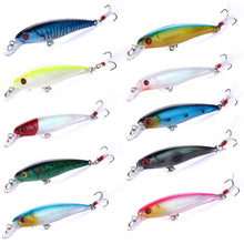 Load image into Gallery viewer, 10Pcs Fishing Lures Kit Spoon Lures Hard Spinner Baits