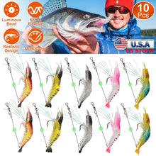 Load image into Gallery viewer, 10Pcs Shrimp Bait Set