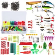 Load image into Gallery viewer, 375Pcs Fishing Baits and Tackle Box Saltwater