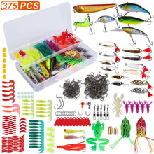 Load image into Gallery viewer, 375Pcs Fishing Baits and Tackle Box Saltwater