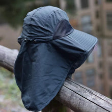 Load image into Gallery viewer, UV Face Cover Fishing Hat