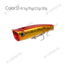 Load image into Gallery viewer, LETOYO Rock Pop Topwater Popper (8.5–30g)