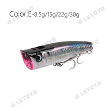 Load image into Gallery viewer, LETOYO Rock Pop Topwater Popper (8.5–30g)