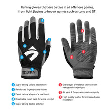 Load image into Gallery viewer, NOEBY Cut-Resistant Full-Finger Fishing Gloves
