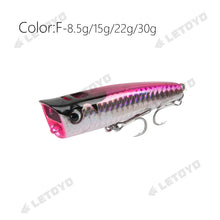 Load image into Gallery viewer, LETOYO Rock Pop Topwater Popper (8.5–30g)