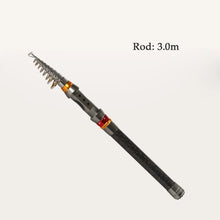 Load image into Gallery viewer, Telescopic Carbon Rod Reel Combo 1.8–3.6m