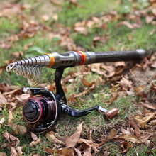 Load image into Gallery viewer, Telescopic Carbon Rod Reel Combo 1.8–3.6m