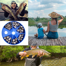 Load image into Gallery viewer, 60-Piece Split Shot Weight Set