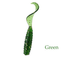 Load image into Gallery viewer, Curly-Tail Soft Grub Worms, 20- or 30-Pack (4cm or 6cm)