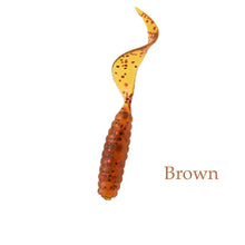 Load image into Gallery viewer, Curly-Tail Soft Grub Worms, 20- or 30-Pack (4cm or 6cm)
