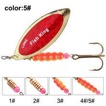 Load image into Gallery viewer, FISH KING Inline Spinner Spoon Lure (4.5–27.1g)