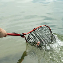 Load image into Gallery viewer, Folding Silicone Mesh Landing Net