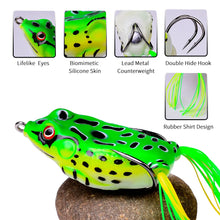 Load image into Gallery viewer, Soft Ray Frog Topwater Lure with Hook (5–17.5g)