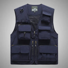Load image into Gallery viewer, Breathable Mesh Multi-Pocket Outdoor Vest (M–7XL)
