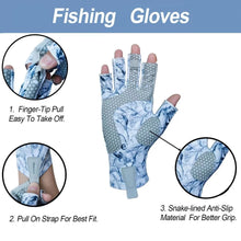 Load image into Gallery viewer, Riverruns Fingerless Fishing Gloves