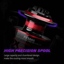 Load image into Gallery viewer, DEUKIO Metal Spool Spinning Reel – 12kg Max Drag (2000–7000)
