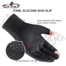 Load image into Gallery viewer, WALK FISH Fleece Winter Fishing Gloves