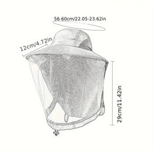 Load image into Gallery viewer, UV Face Cover Fishing Hat