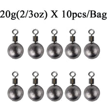 Load image into Gallery viewer, Multi-Size Fishing Sinkers 3.5–20g