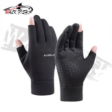 Load image into Gallery viewer, WALK FISH Fleece Winter Fishing Gloves